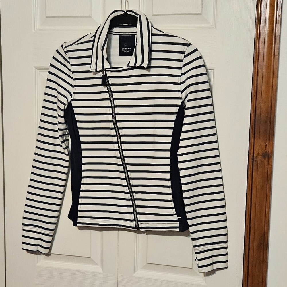 Ladies Sperry  Zip Up Top Size Small